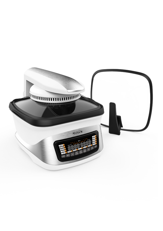 Cooven Food Engine + Grill Pot Bundle (White)