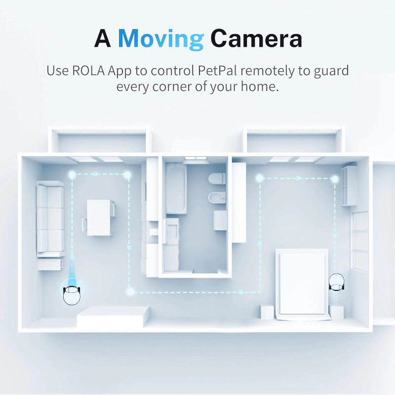 Enabot Rola PetPal (Moveable Pet Camera With Treat Dispenser)