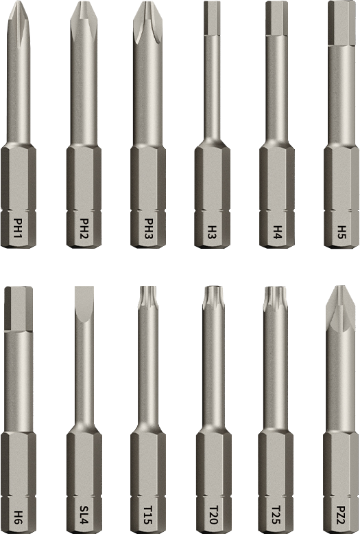 HOTO 3.6V Cordless Screwdriver Kit (Blue)