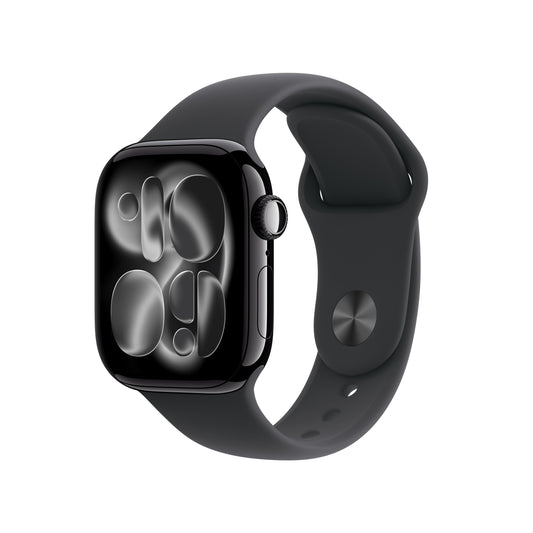 Apple Watch Series 11, 42mm (GPS, Jet Black Aluminium Case with Black Sport Band)