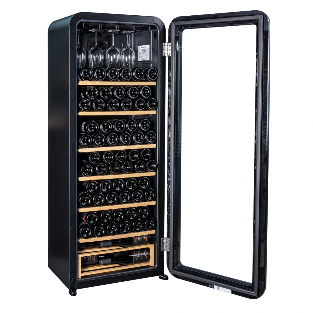 Chateau 65 Bottles Wine Cooler (Black)
