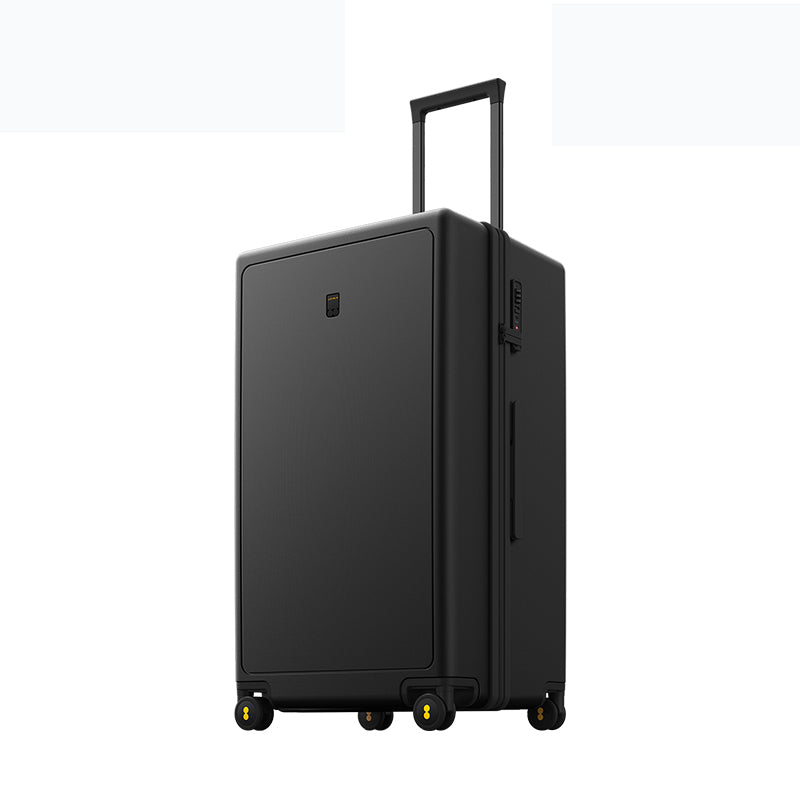 LEVEL8 Luminous Textured Collection 28-inch Luggage (Black)