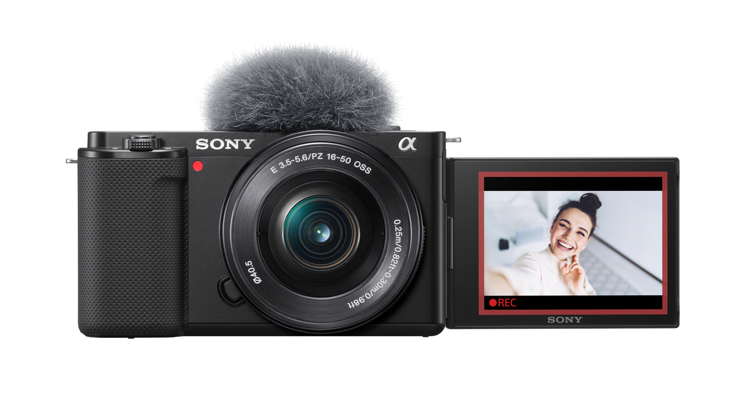 Sony ZV-E10L Interchangeable-Lens Vlog Camera (Black)