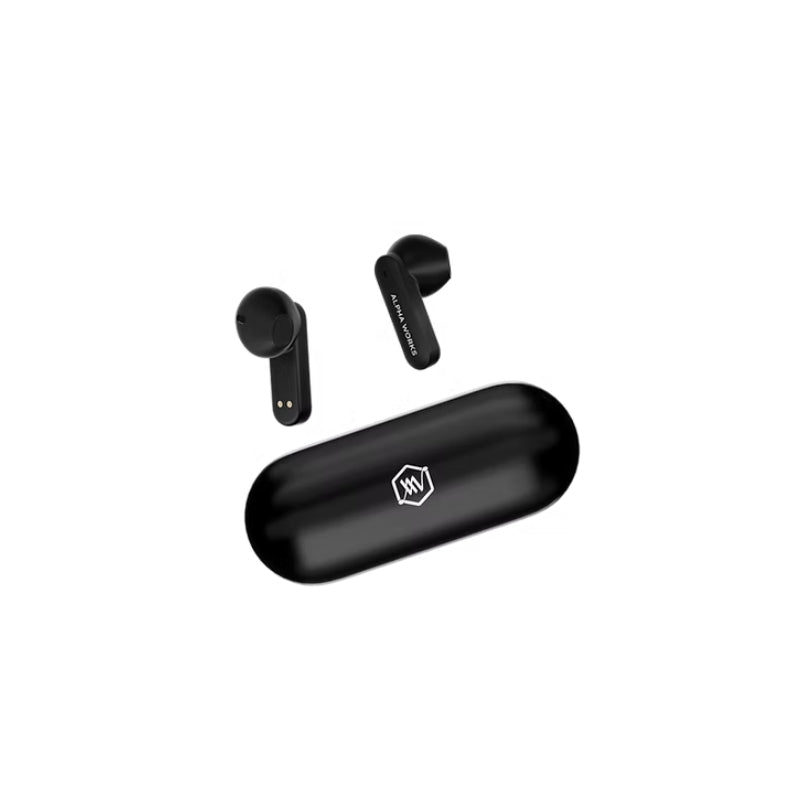 Alpha Works Curve200 True Wireless Earbuds (Black)