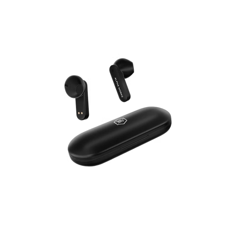Alpha Works Curve200 True Wireless Earbuds (Black)