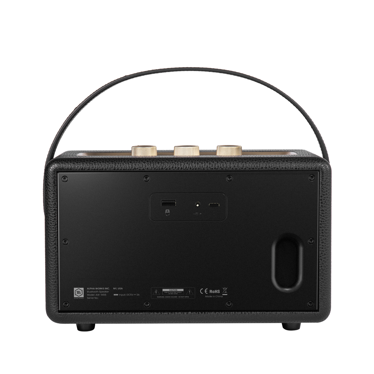 Alpha Works W88 Bluetooth Speaker (Black)