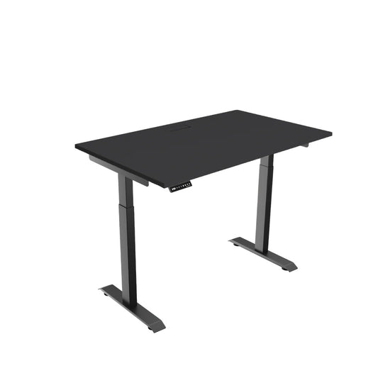Omnidesk Classic Standing Desk (Black, Straight Edge, Small, 122 x 76cm)