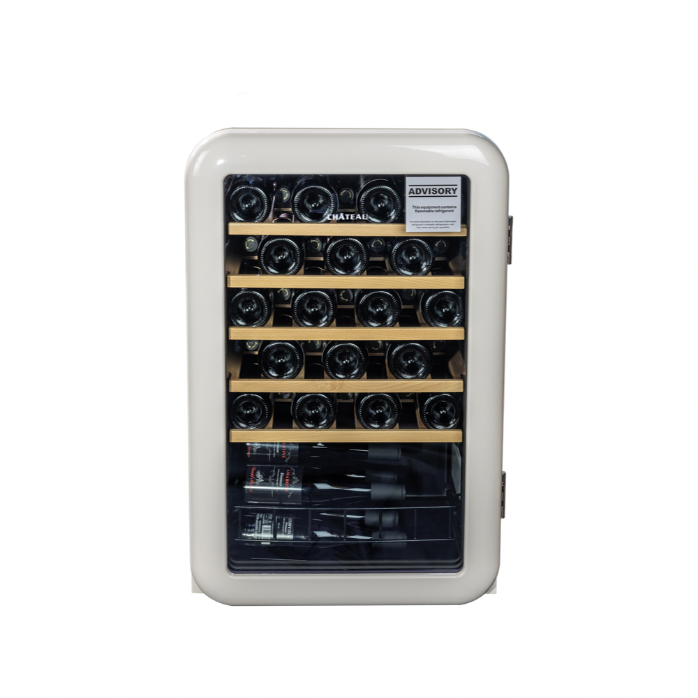 Chateau 46 Bottles Wine Cooler (Cream)