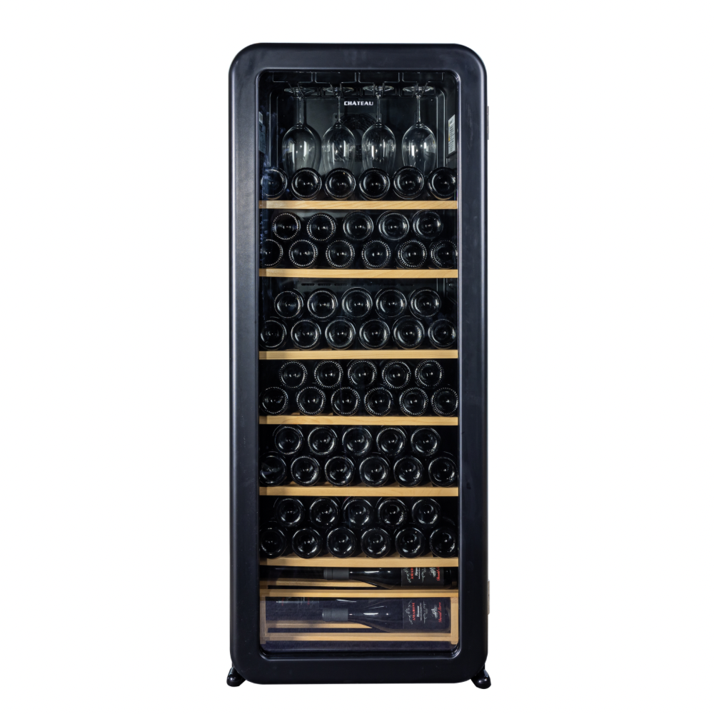 Chateau 65 Bottles Wine Cooler (Black)