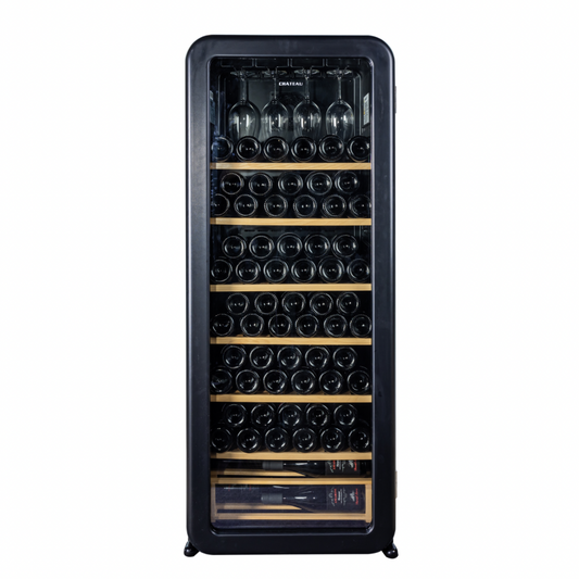 Chateau 65 Bottles Wine Cooler (Black)