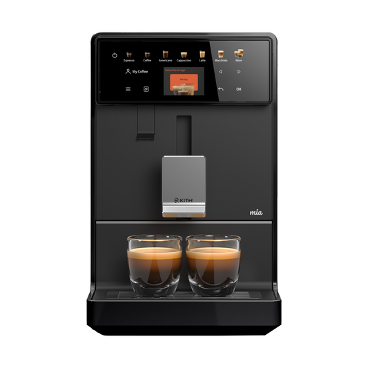 Kith Mia Fully-Auto Coffee Machine (With Milk Carafe, Black)