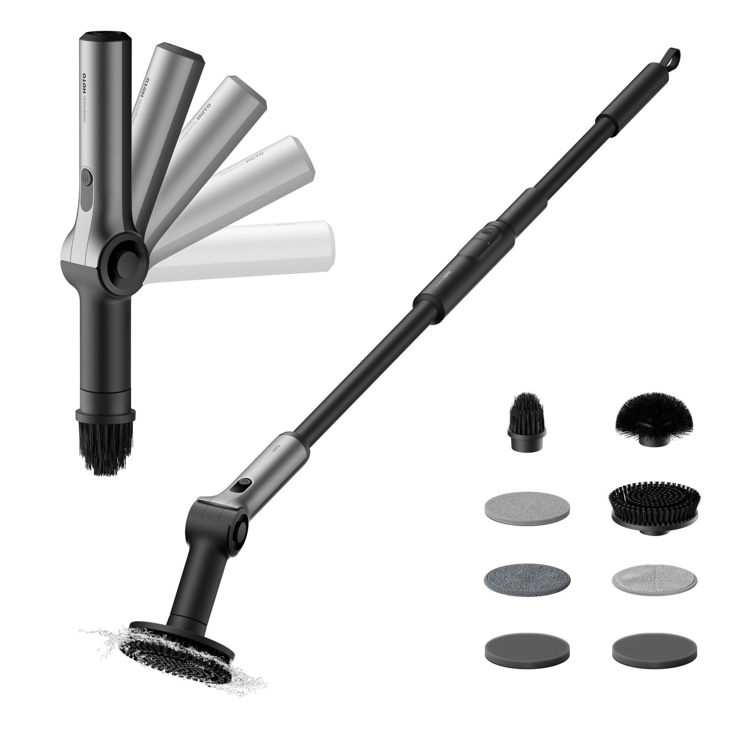 HOTO Flexi™️ Cordless Spin Scrubber