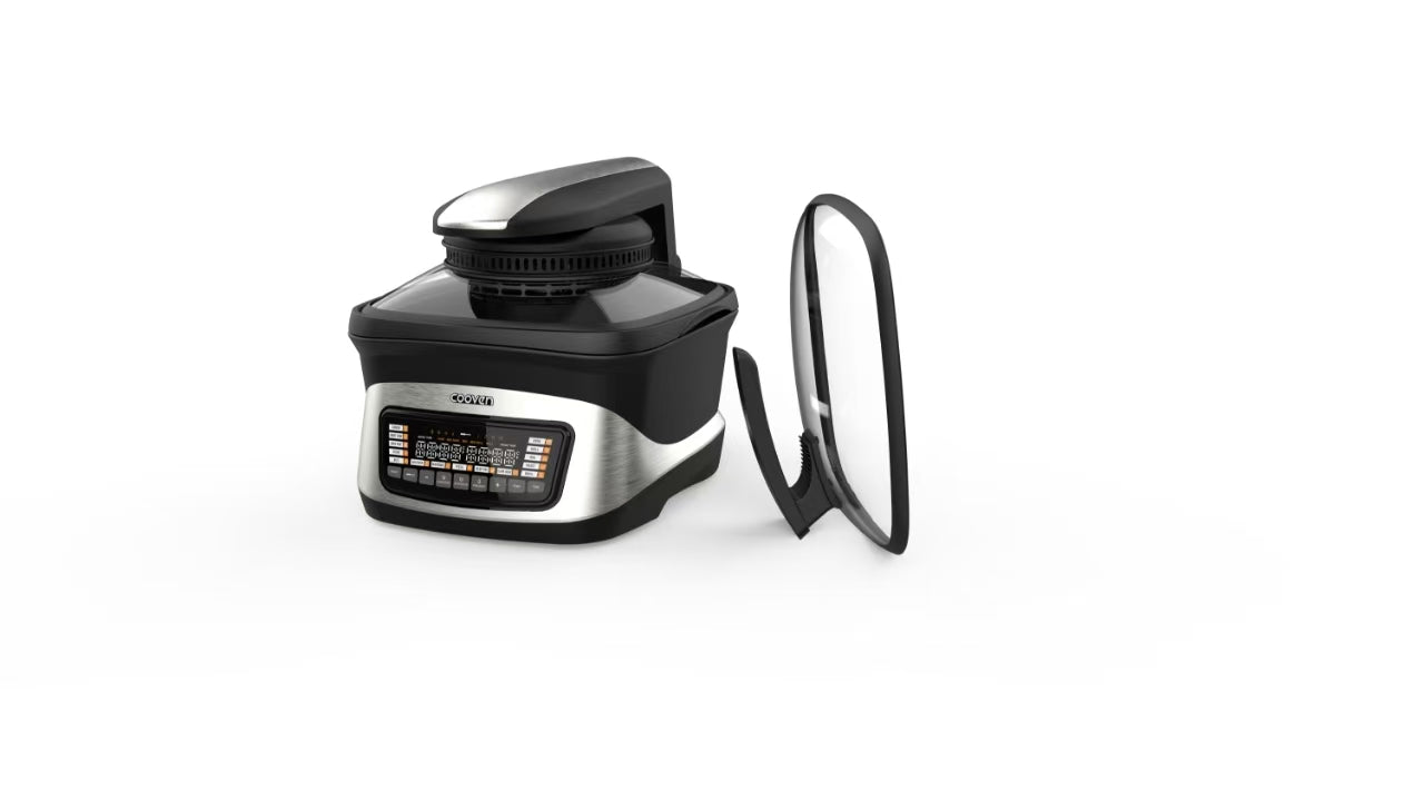 Cooven Food Engine + Grill Pot Bundle (Black)