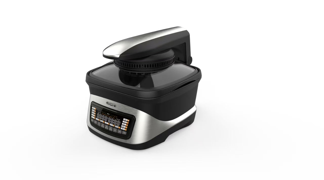 Cooven Food Engine + Grill Pot Bundle (Black)