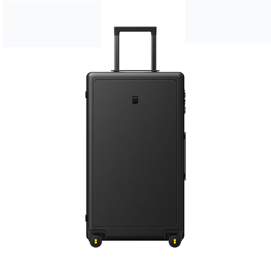 LEVEL8 Luminous Textured Collection 28-inch Luggage (Black)