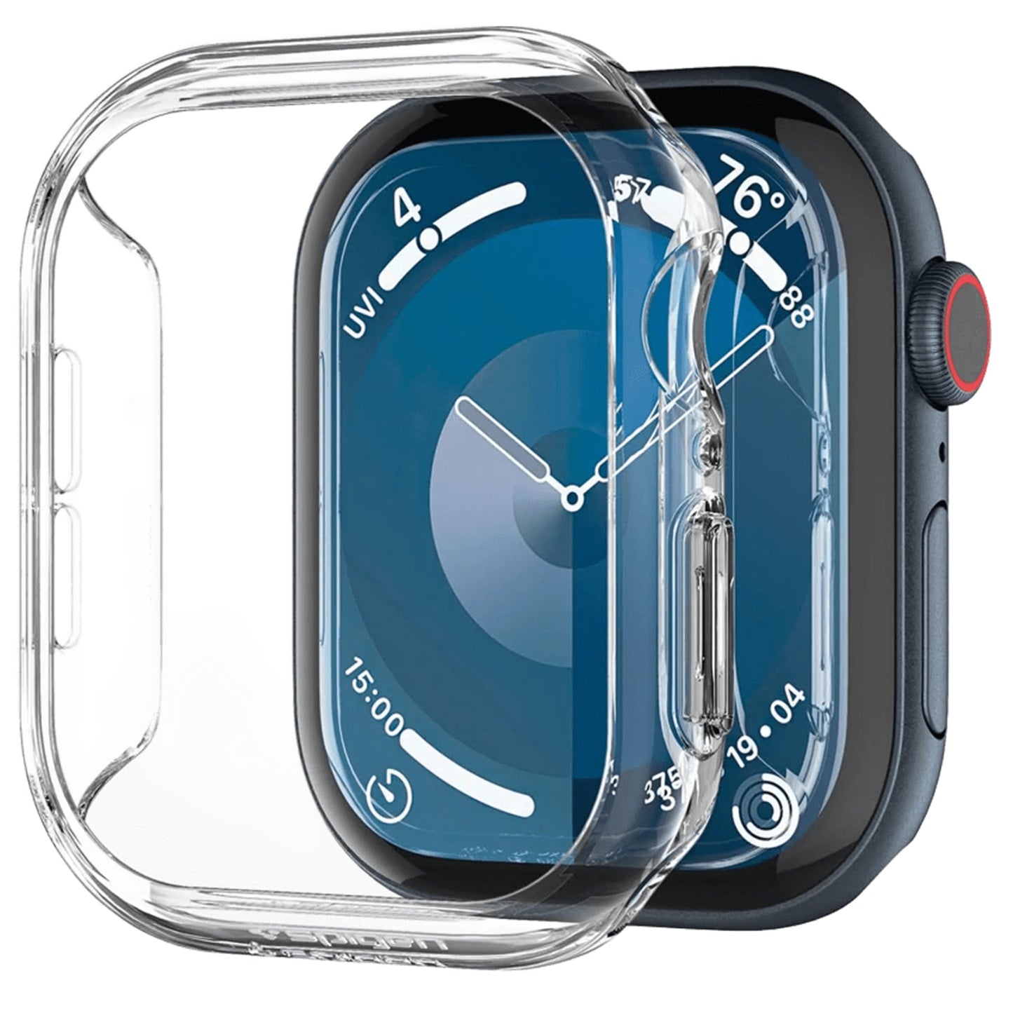 Spigen Apple Watch Case Series 10 Thin Fit ACS08589 (42mm, Crystal Clear)