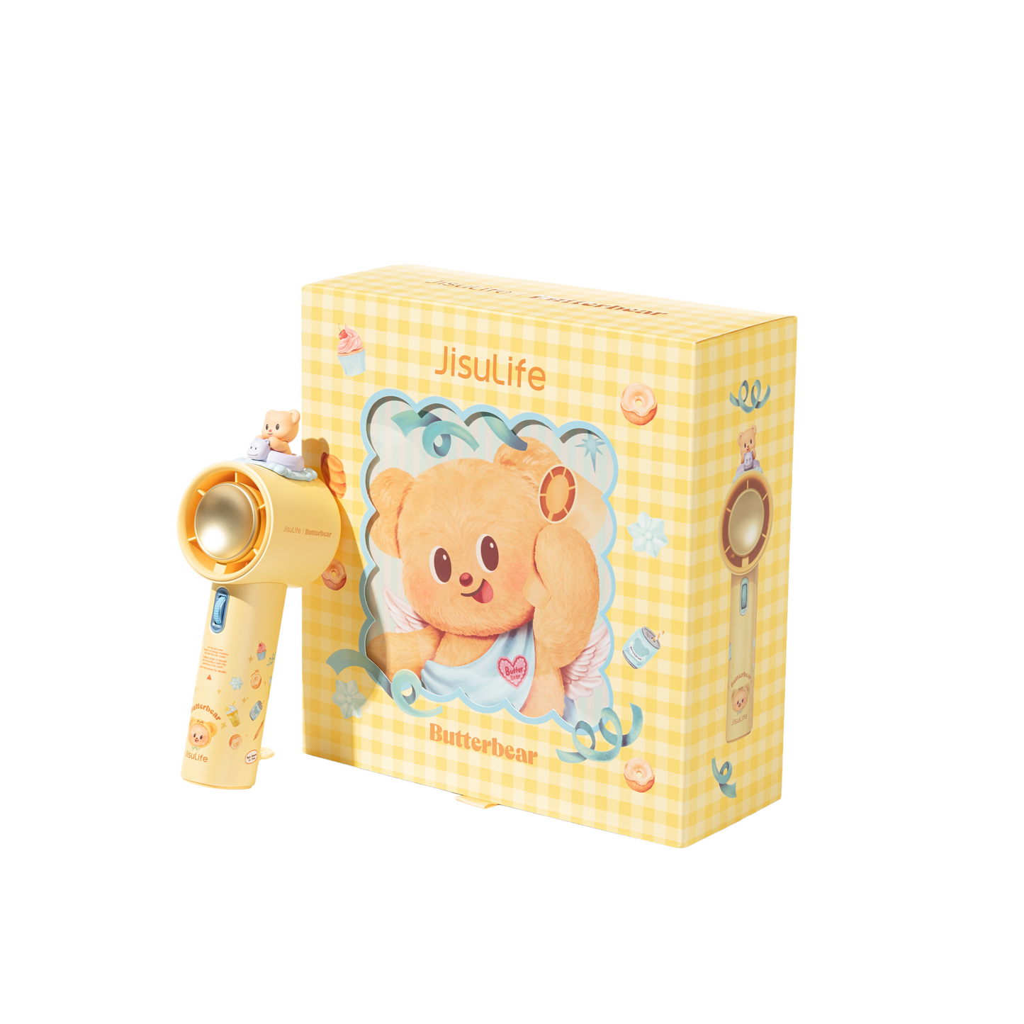 JisuLife Handheld Fan Pro1 Mini Fan – ButterBear Edition (5,000mAh)