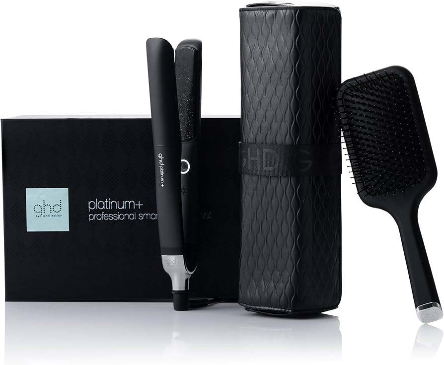 GHD Platinum+ Hair Straightener Festive Gift Set